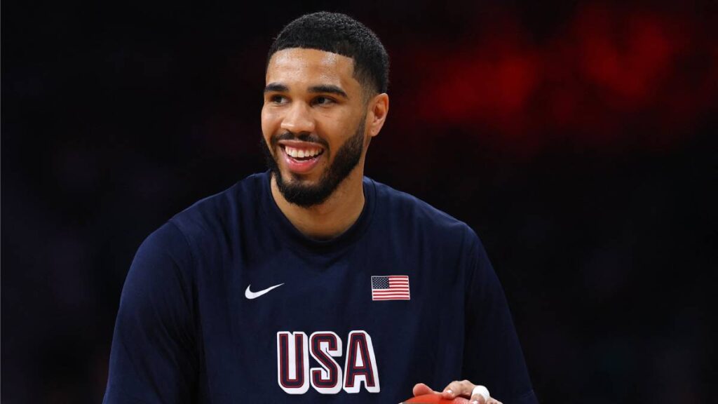 Jayson Tatum debutó en Paris 2024 ante Sudán del Sur | Reuters