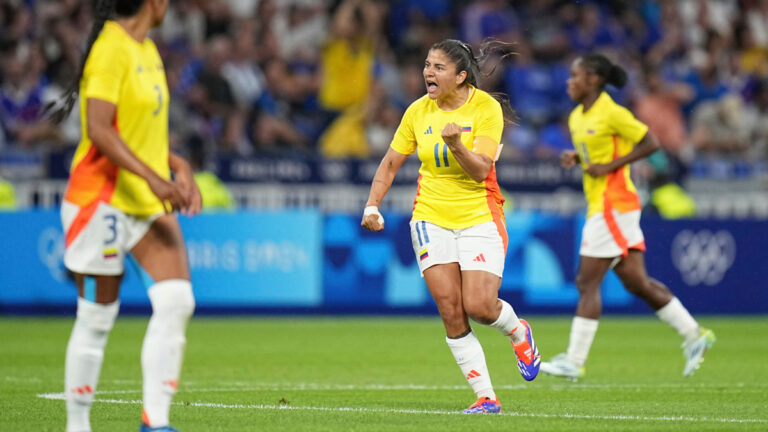 Cata Usme marca el primer gol de la Selección Colombia Femenina en Paris 2024