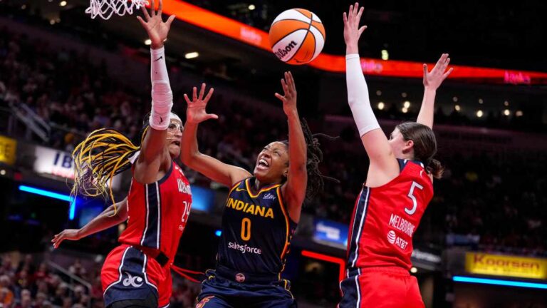 Washington Mystics acaba la racha invicta en casa del Indiana Fever pese al partidazo de 29-13-5-5-3 de Caitlin Clark