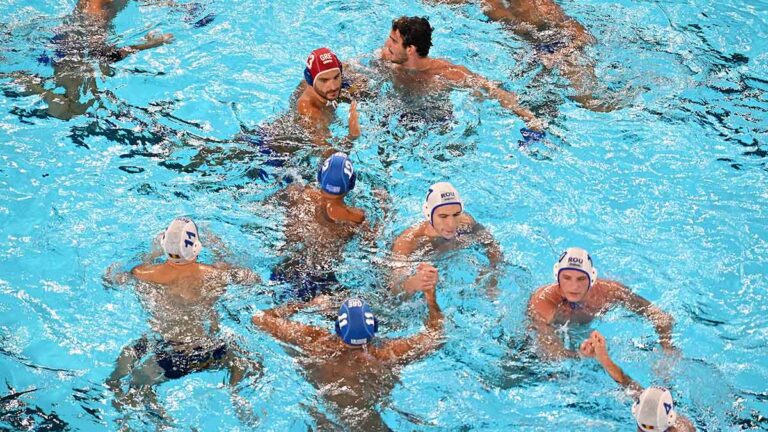 Highlights de waterpolo en Paris 2024: Resultado de la fase de grupos varonil entre Grecia y Rumania varonil