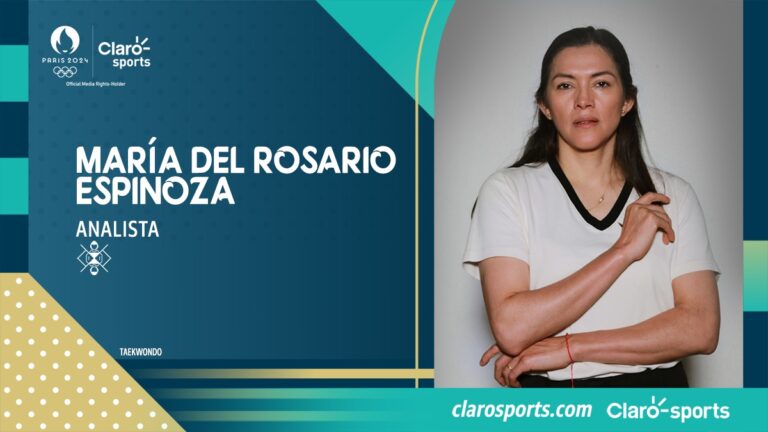 María Espinoza engalana las transmisiones de Claro Sports en el taekwondo de Paris 2024
