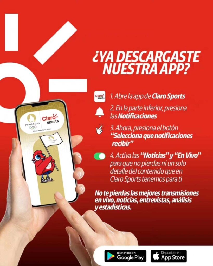 Sigue los pasos para tener tu app de Claro Sports | CS