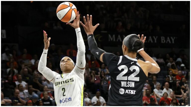 A’ja Wilson hace historia en la victoria de las Aces ante las Dallas Wings