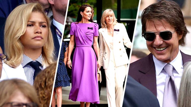 Desde Kate Middleton, pasando por Zendaya y Tom Cruise, las estrellas presentes en la gran final de Wimbledon