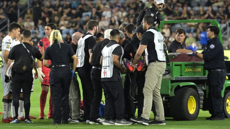 ¡Alarma en la Leagues Cup! Christian Rivera abandona el LAFC vs Xolos tras un golpazo en la cabeza