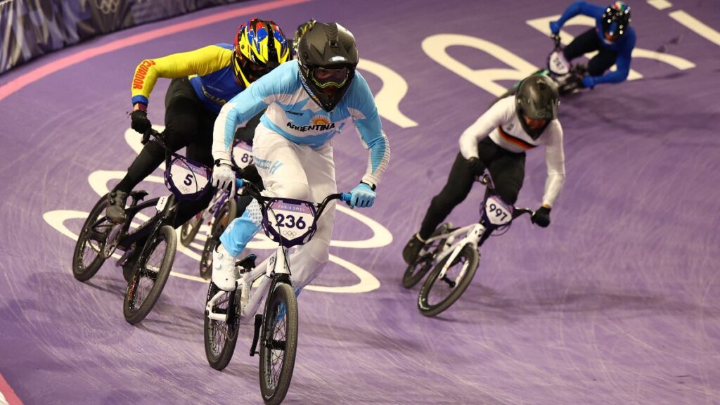 Gonzalo Molina no pudo avanzar en el Ciclismo BMX Racing de Paris 2024 | Reuters