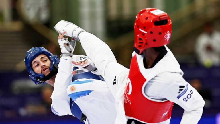 Lucas Guzmán pierde en su estreno en el taekwondo en Paris 2024