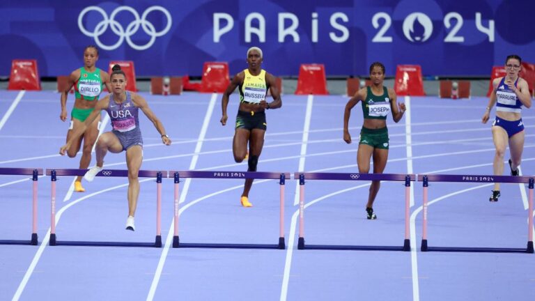 Highlights de atletismo en Paris 2024: Resultado de la semifinal de los 400 metros con vallas femenil