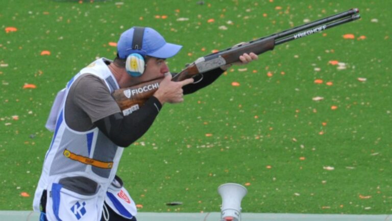 Federico Gil no tiene un buen comienzo en la prueba de skeet de tiro en Paris 2024