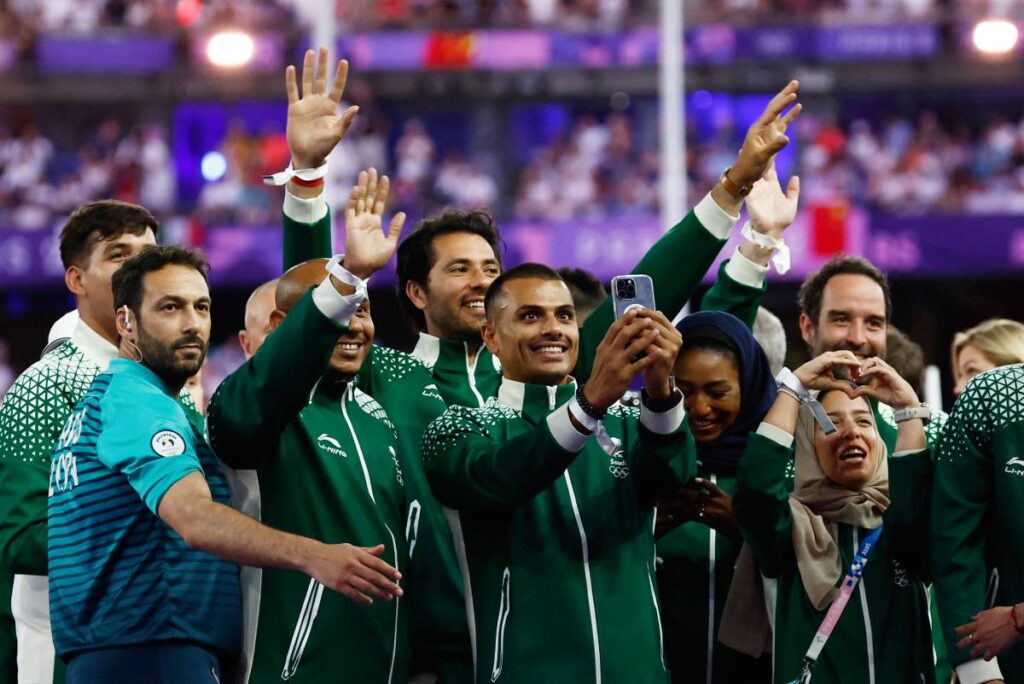 Arabia Saudita despide Paris 2024 con amor. Reuters