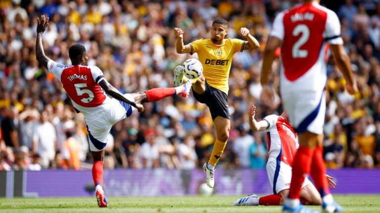 Arsenal vs Wolves en vivo la Premier League: Resultado y goles de la jornada 1, en directo y online