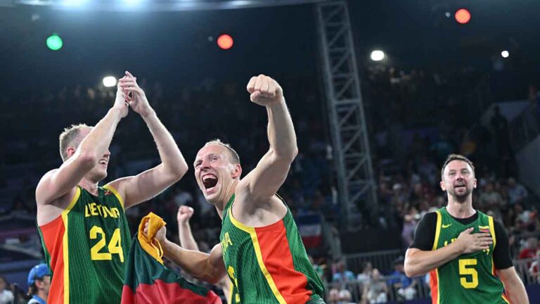 Highlights de básquetbol 3×3 en Paris 2024: Resultados del Letonia vs Lituania por la medalla de bronce varonil