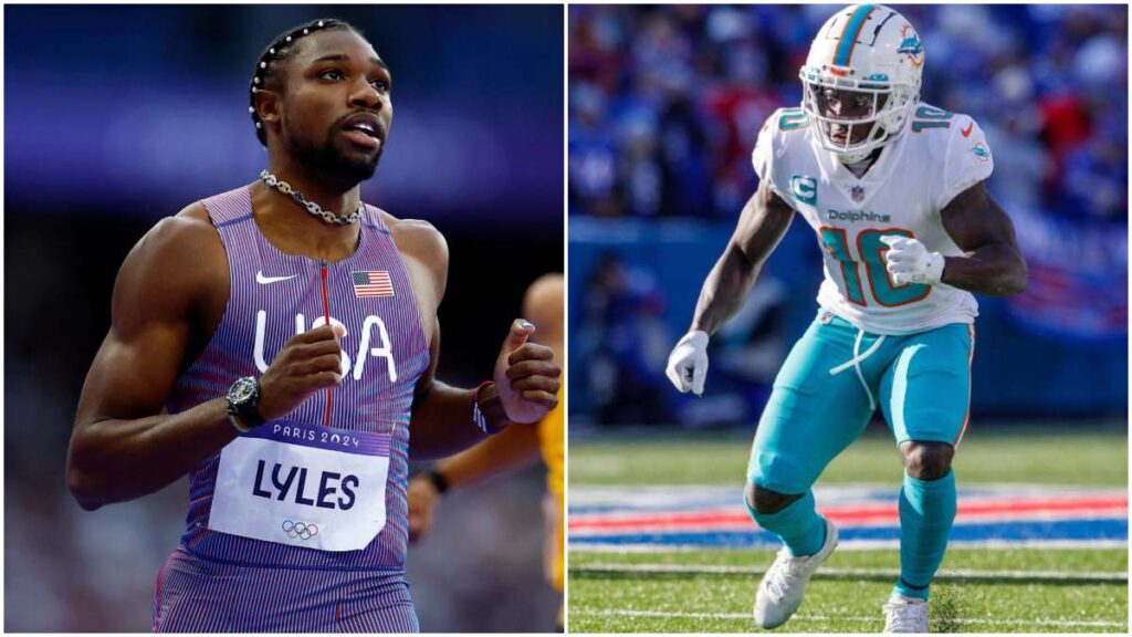 Noah Lyles responde a Tyreek Hill: "Si de verdad quisiera competir ya se habría presentado"