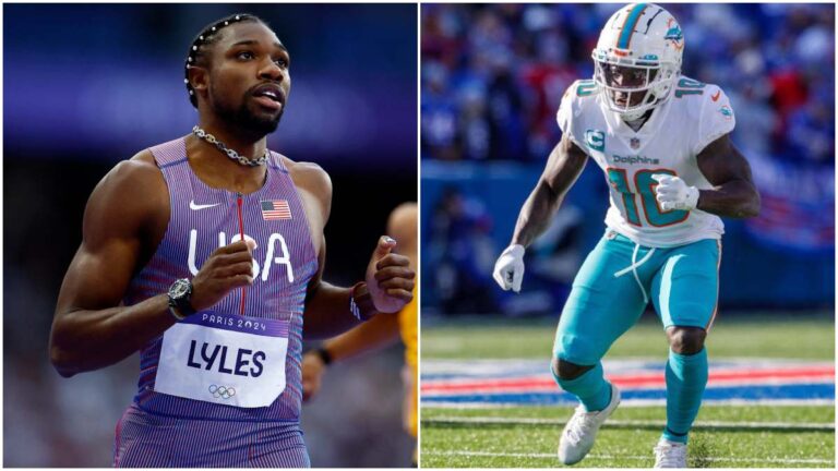 Noah Lyles responde a Tyreek Hill: “Si de verdad quisiera competir ya se habría presentado”