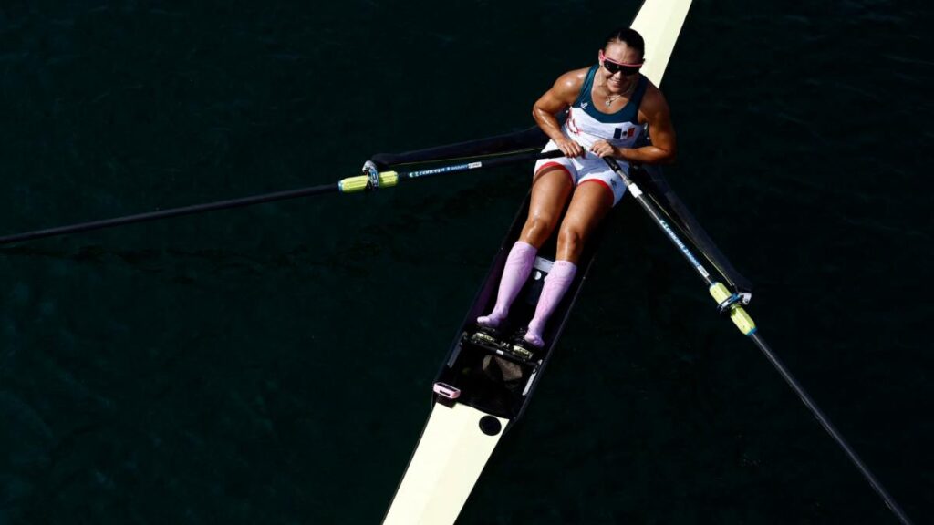 Kenia Lechuga, cuarto lugar en la final C del scull individual dentro del remo de Paris 2024