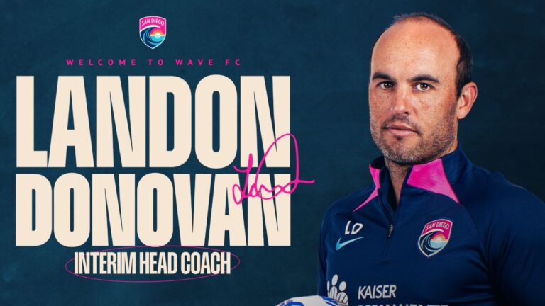 Landon Donovan es presentado como entrenador interino del San Diego Wave FC