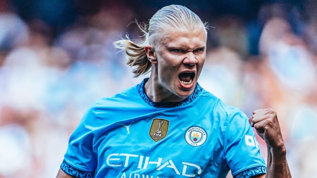 Erling Haaland celebrando | Manchester City.