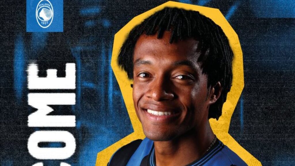 Juan Guillermo Cuadrado, nuevo jugador de Atalanta.