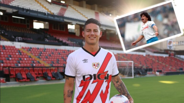 Presidente del Rayo Vallecano compara a James Rodríguez con Maradona