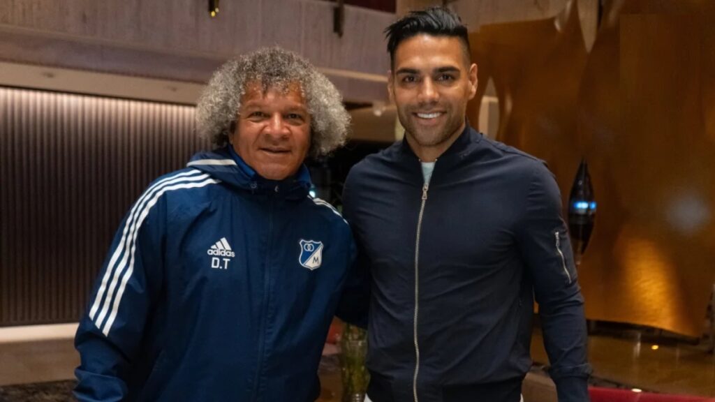 Alberto Gamero y Radamel Falcao García | Millonarios.