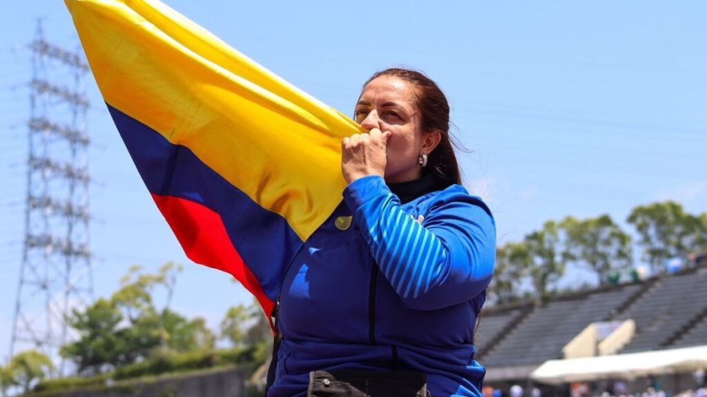 Erika Castaño, medalla de oro en lanzamiento de disco | COP.