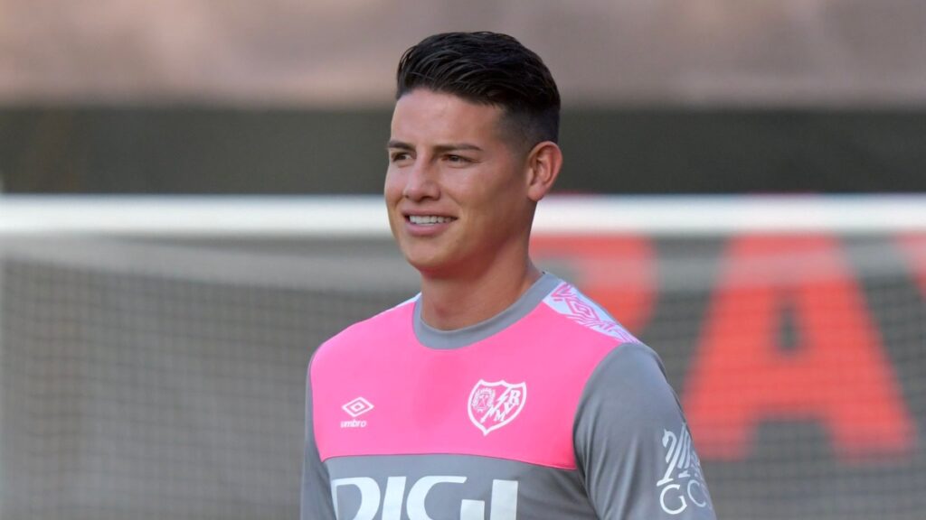 James Rodríguez entrenando | Rayo Vallecano.