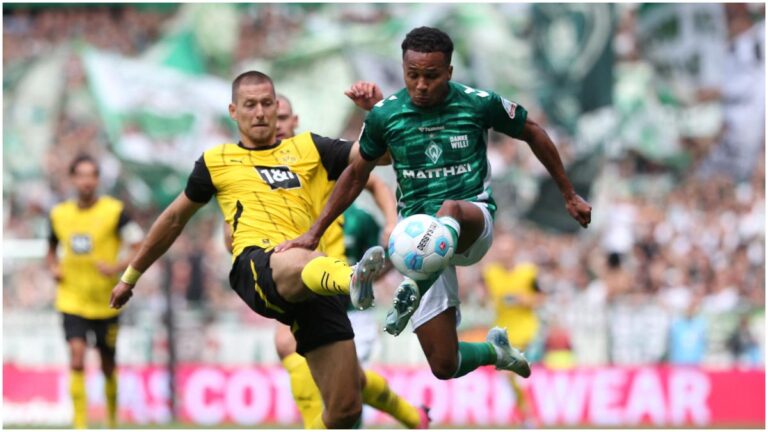 Borussia Dortmund tiene un empate con sabor a derrota frente al Werder Bremen