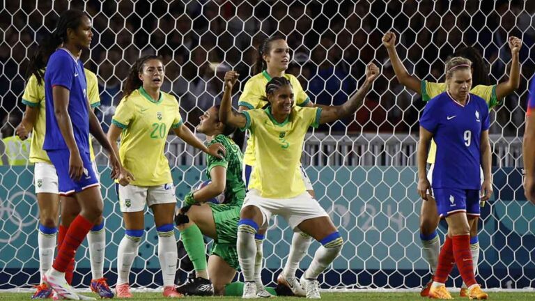 Highlights de fútbol en Paris 2024: Resultados del Francia vs Brasil de los cuartos de final femenil