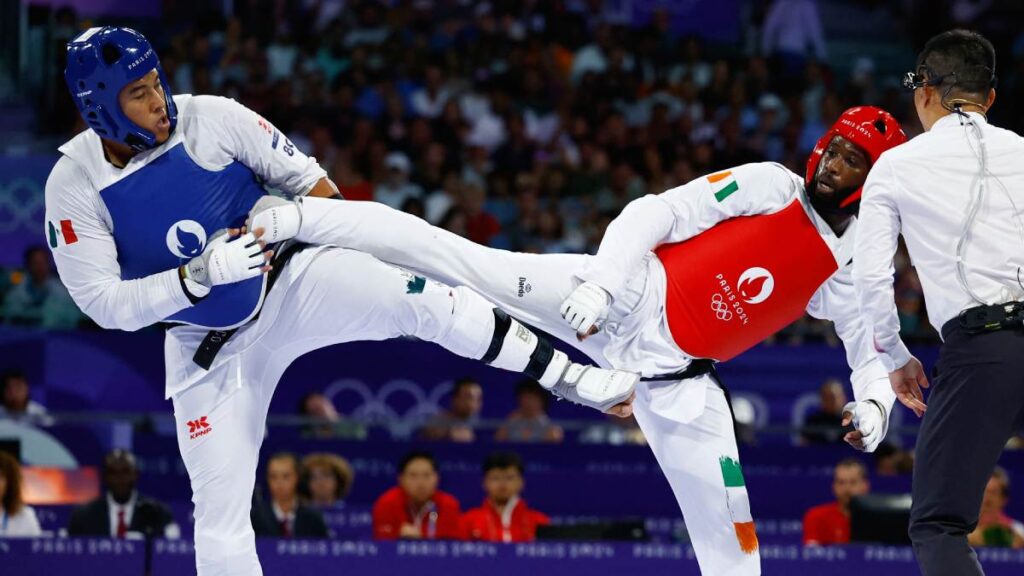 Carlos Sansores, cuarto lugar en taekwondo +80kg