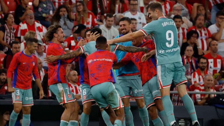 Atlético de Madrid derrota al Athletic Club de último minuto y toma el subliderato de LaLiga