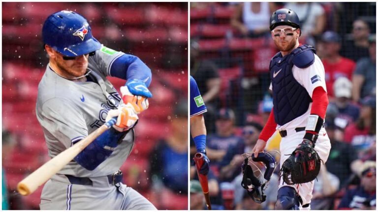 Lo nunca visto en el béisbol: Danny Jansen no solo jugó para los dos equipos en un mismo partido ¡fue bateador y receptor en el mismo turno!