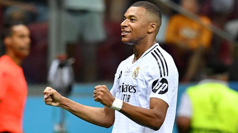 ¡Debut soñado! Mbappé se estrena con gol ante Atalanta en su primer partido con el Real Madrid