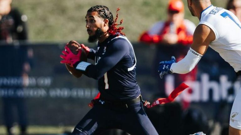 Igual y Darrell Doucette sí es mejor QB que Mahomes para el Flag: 6 de sus primeros 7 pases fueron de TD y Estados Unidos gana por paliza la final del Mundial ante Austria