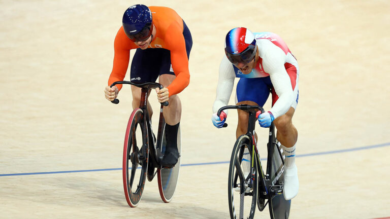 Highlights de ciclismo de pista en Paris 2024: Resultado de los cuartos de final velocidad varonil