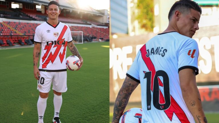 Rayo Vallecano ya tiene ’10’: un número mítico para James Rodríguez