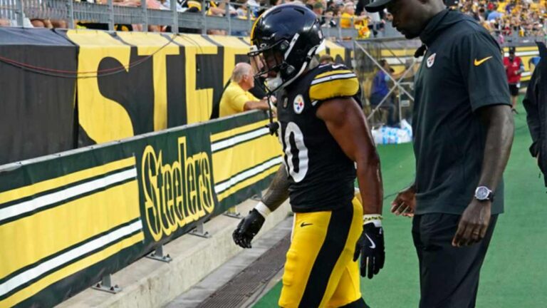 Jaylen Warren, en riesgo de perderse la Semana 1 con los Steelers por lesión