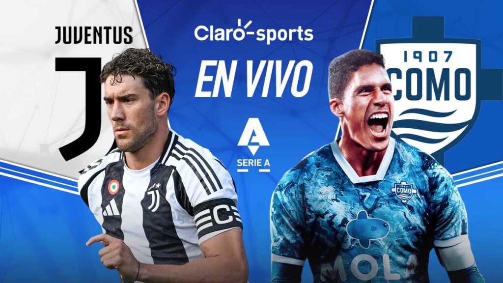 Juventus vs Como, en vivo online la jornada 1 de la Serie A. Claro Sports