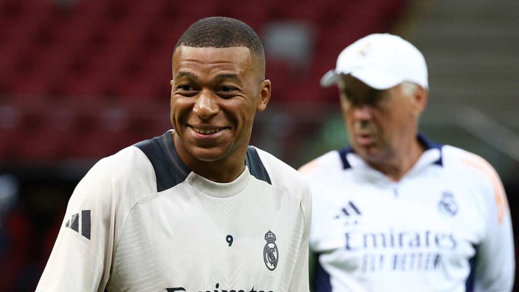 Ancelotti tiene claro el rol de Mbappé en el Real Madrid. Reuters