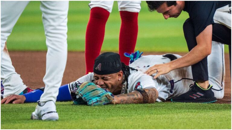 Ketel Marte se retuerce de dolor al sumarse a la lista de lesionados en los Arizona Diamondbacks