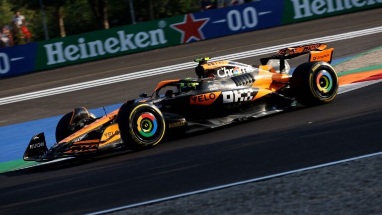 Lando Norris sigue encendido y se queda con la pole position para el GP de Italia; Checo Pérez larga octavo junto a Max Verstappen