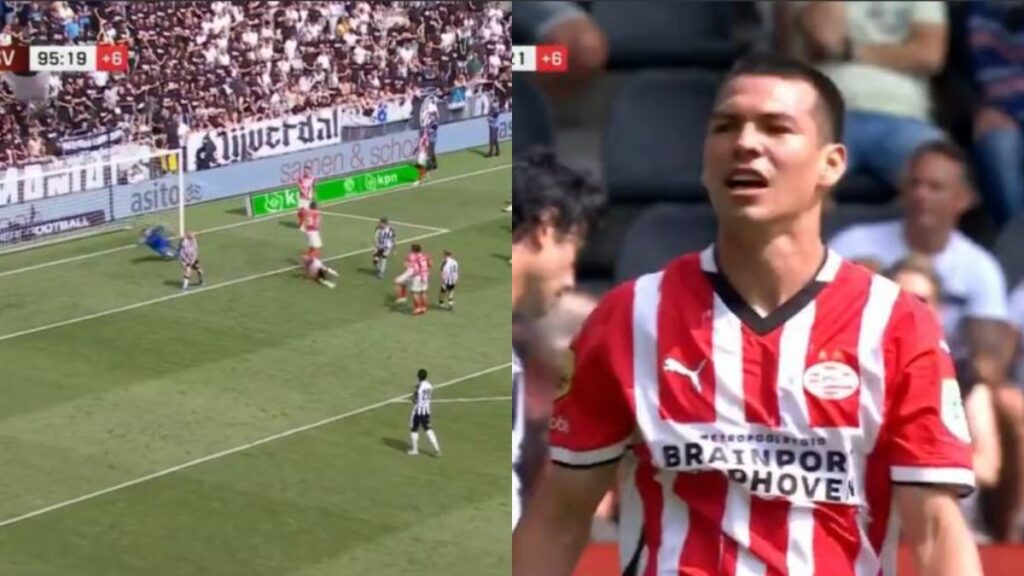 Chucky Lozano tiene increíble falla ante Heracles | Captura de pantalla