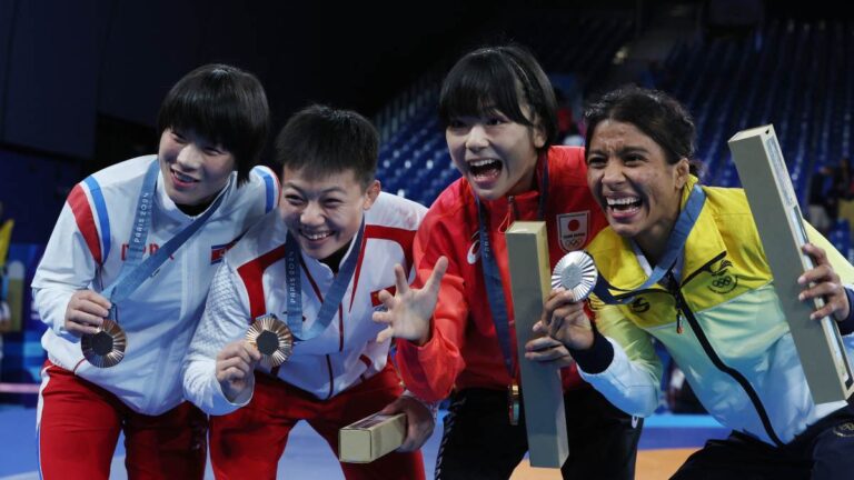 Highlights de lucha en Paris 2024: Resultado de las finales del estilo libre 53 kg femenil