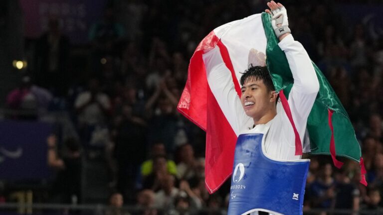 Luis Mario Nájera gana medalla de plata en el para taekwondo de Paris 2024