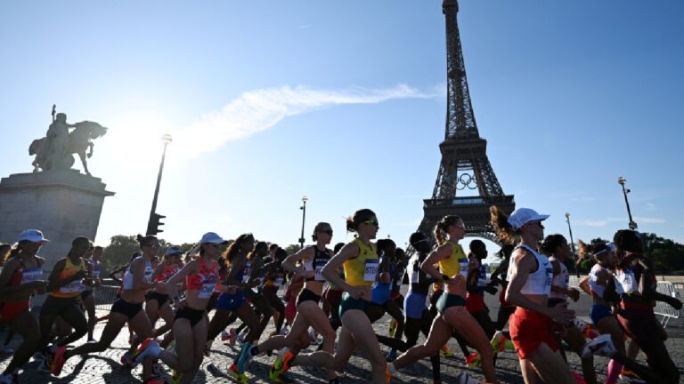 Angie Orjuela finaliza el maratón de Paris 2024 en la casilla 75