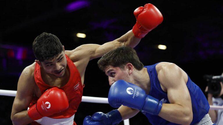 Highlights de boxeo de Paris 2024: Resultado de Marco Verde vs Nishant Dev en cuartos de final 71 kg