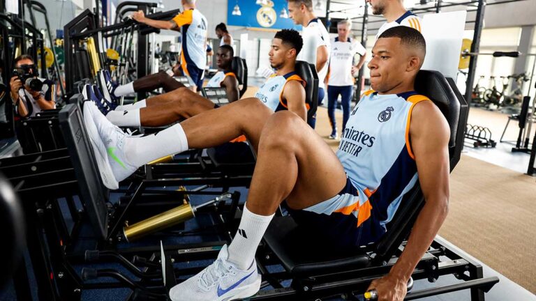 Kylian Mbappé ya se entrena con el Real Madrid