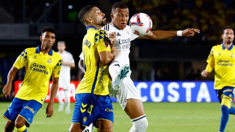 Papelón del Real Madrid: empata en Las Palmas… gracias a un ‘penalito’ y un gol anulado por el VAR