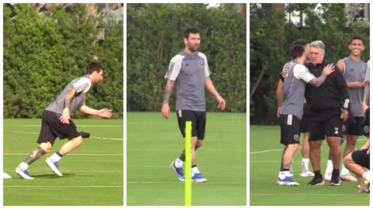 Está de regreso: las primeras imágenes de Messi de vuelta a los entrenamientos con Inter Miami