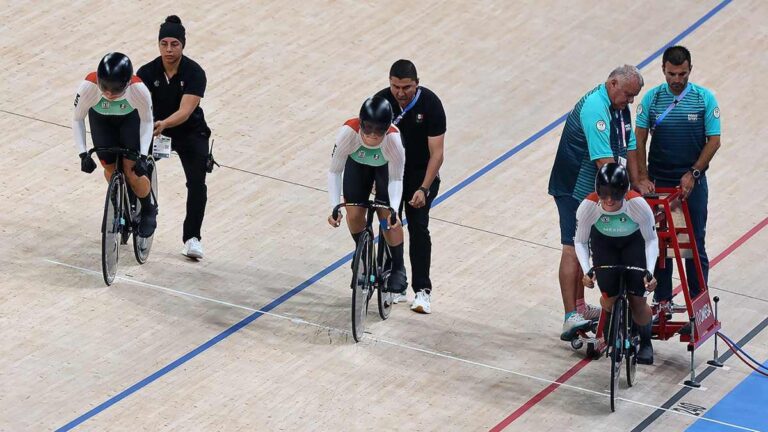 Jessica Salazar, Yuli Verdugo y Daniela Gaxiola consiguen la quinta posición en la prueba de velocidad por equipos de Paris 2024