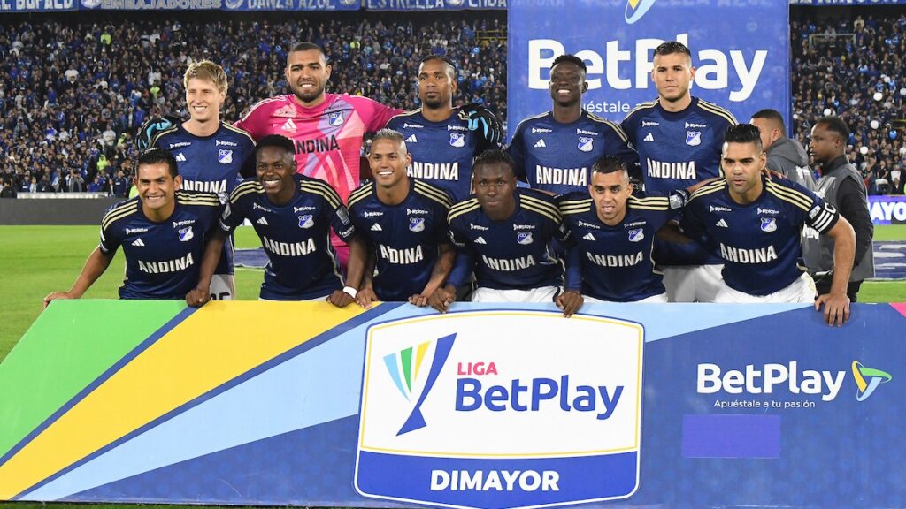 Jugadores de Millonarios, antes de un partido. - Vizzor Image.